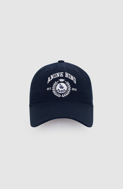 ANINE BING Jeremy Collegiate Baseball Cap in Navy Blue at Nordstrom | Nordstrom