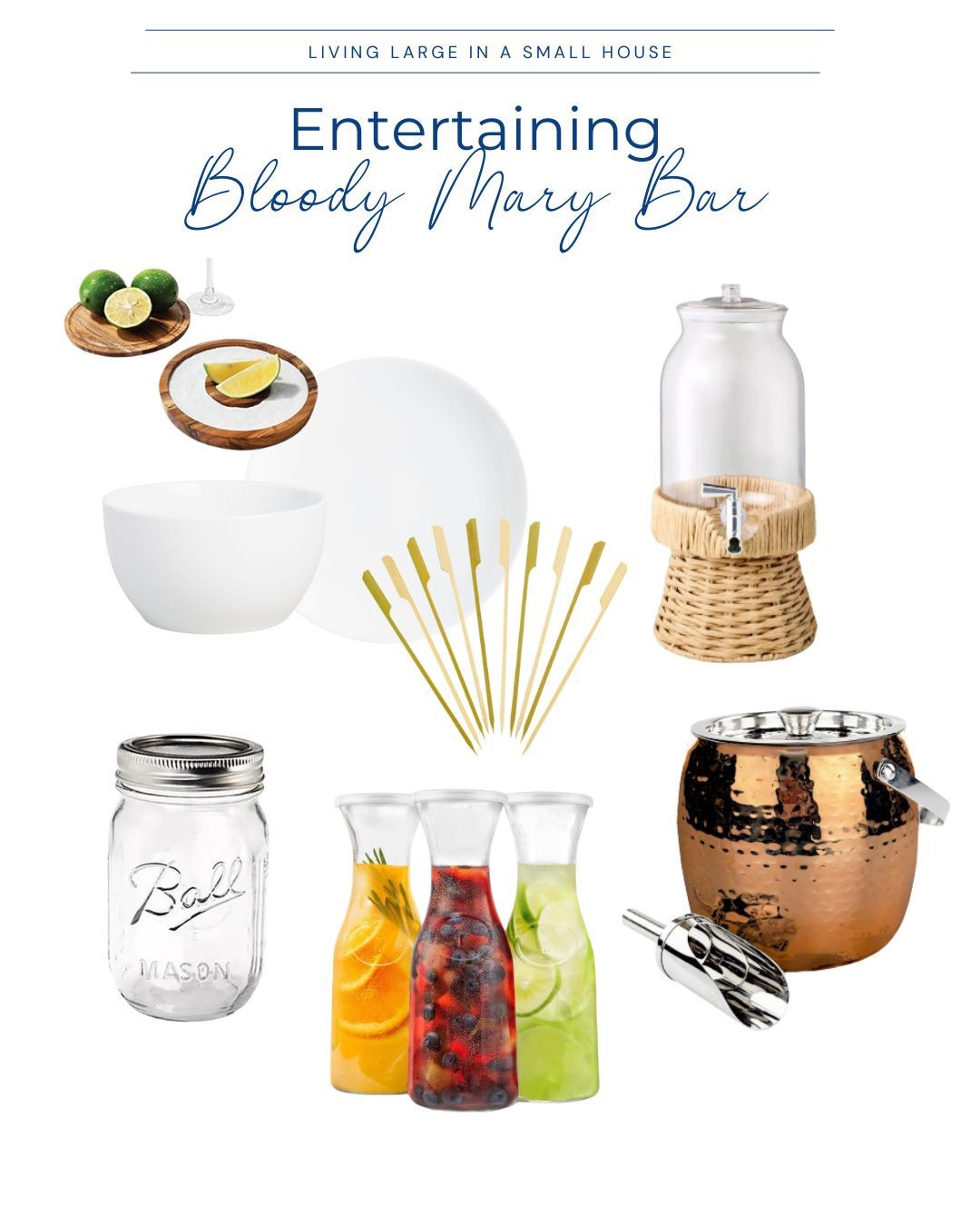 Create some fun at your next party with a make it yourself Bloody Mary bar! 

#LTKSeasonal #LTKParties #LTKHome