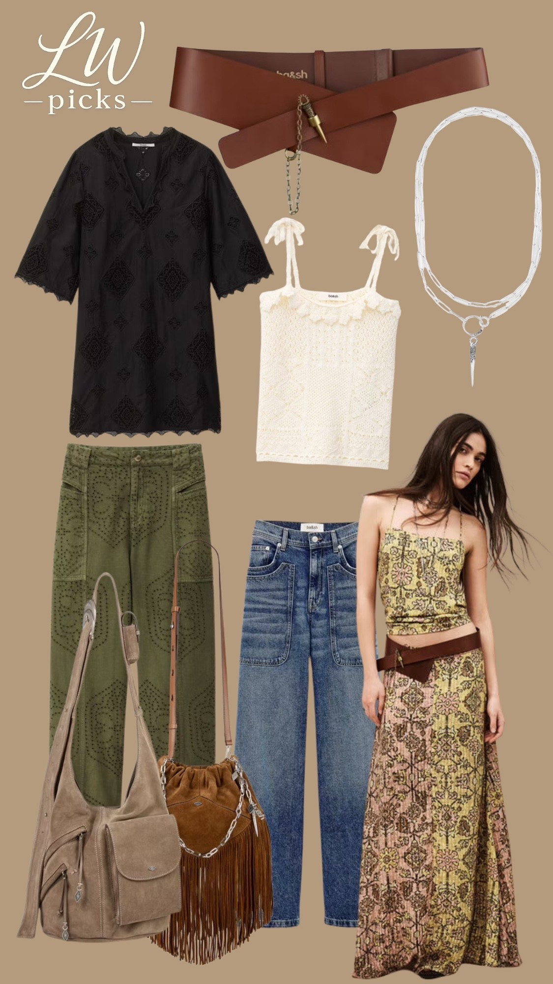 ba&sh new arrivals are sooo good. 😻 I want them all! Will be going boho style all summer.