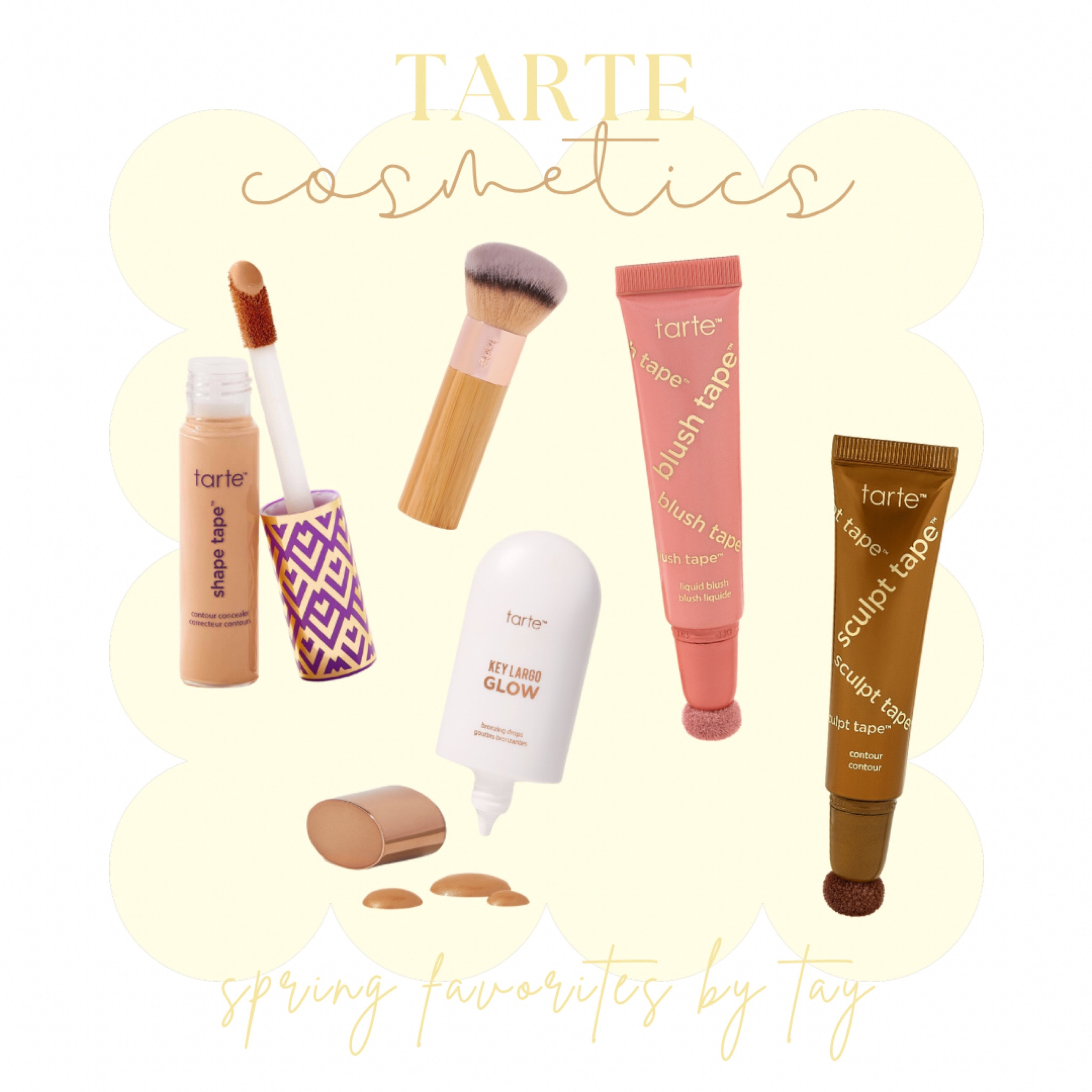 Tarte cosmetic favorites that are on SALE 3/8 - 3/11 

beauty faves, tarte makeup, tarte sale, tarte shape tape, makeup favorites, tarte lip, tarte face

#LTKbeauty #LTKSpringSale #LTKsalealert