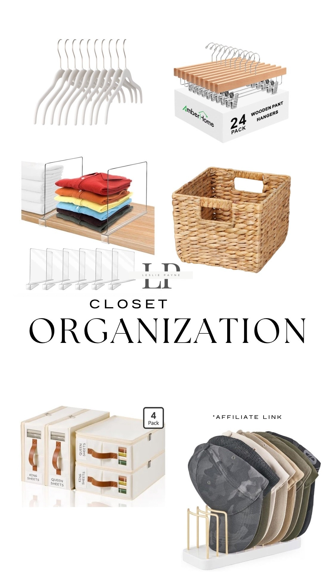 My favorite closet staples for getting it organized and under control! 

#LTKFindsUnder50 #LTKmomlife #LTKHome