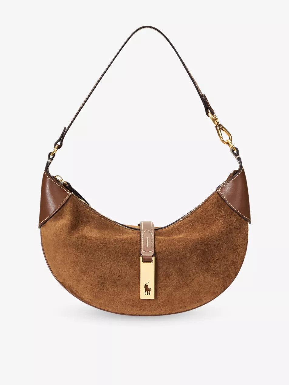 Polo ID Mini Suede Shoulder Bag | Selfridges