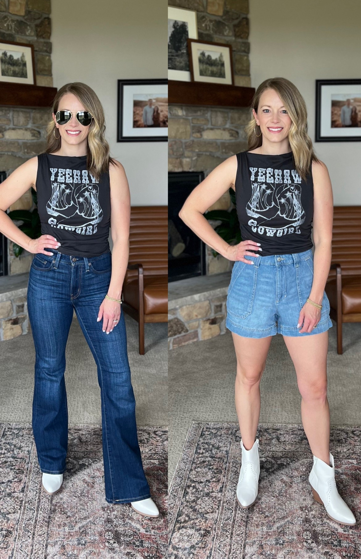 It’s that time of year, where we get all kinds of requests for country concerts, festivals, girls trips to Nashville, etc.! I think this fun graphic tea paired with any denim and cowboy boots would be a great look! 🤠 ✨ 🎶 

#LTKFindsUnder50 #LTKFestival #LTKOver40
