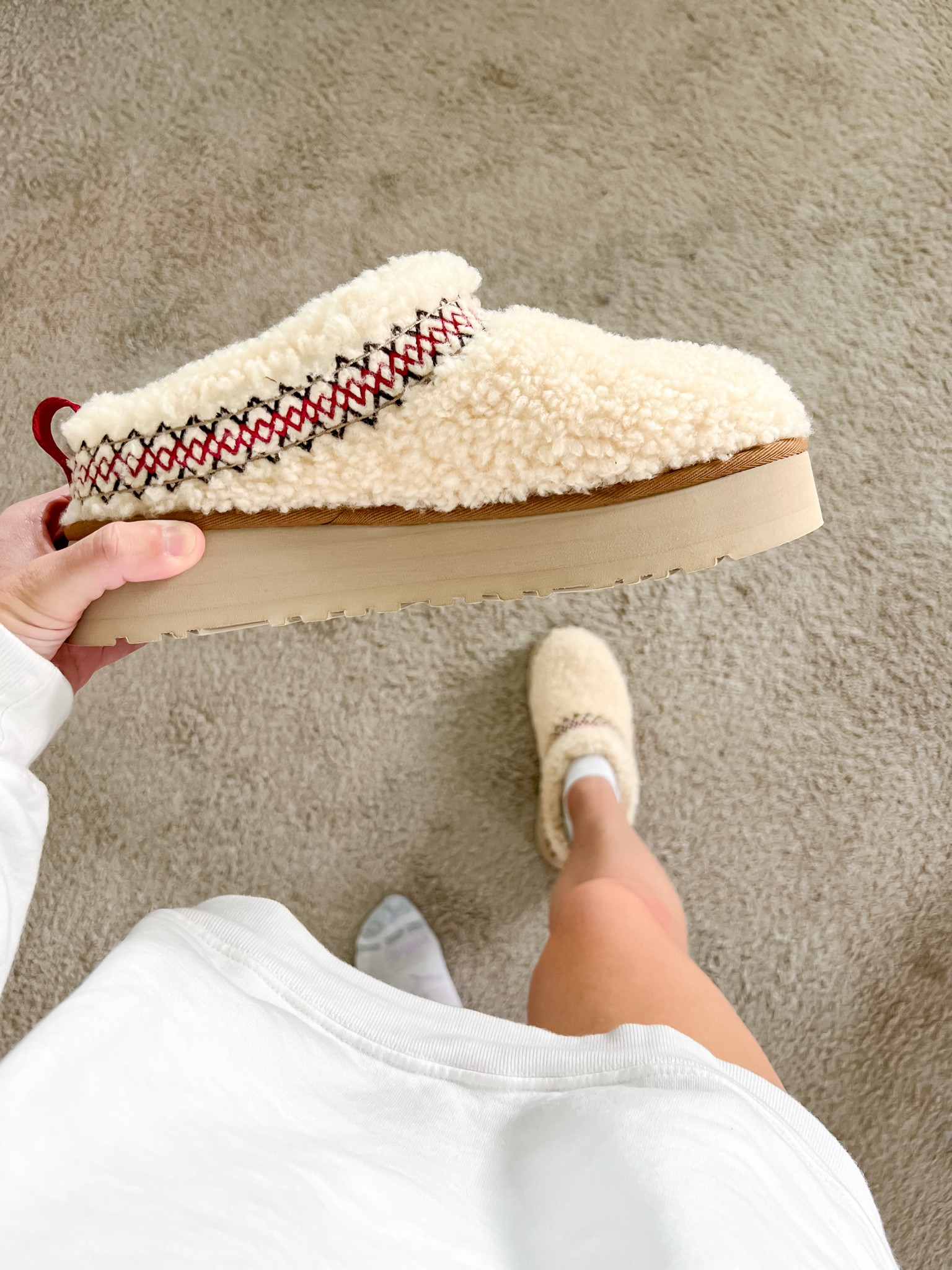 Ugg Tazz Braided Slippers! They are the coziest shoes for wearing around the house and sitting at my desk while I’m working from home. Even cuter in person! 💕 

#LTKSeasonal #LTKshoecrush #LTKHoliday