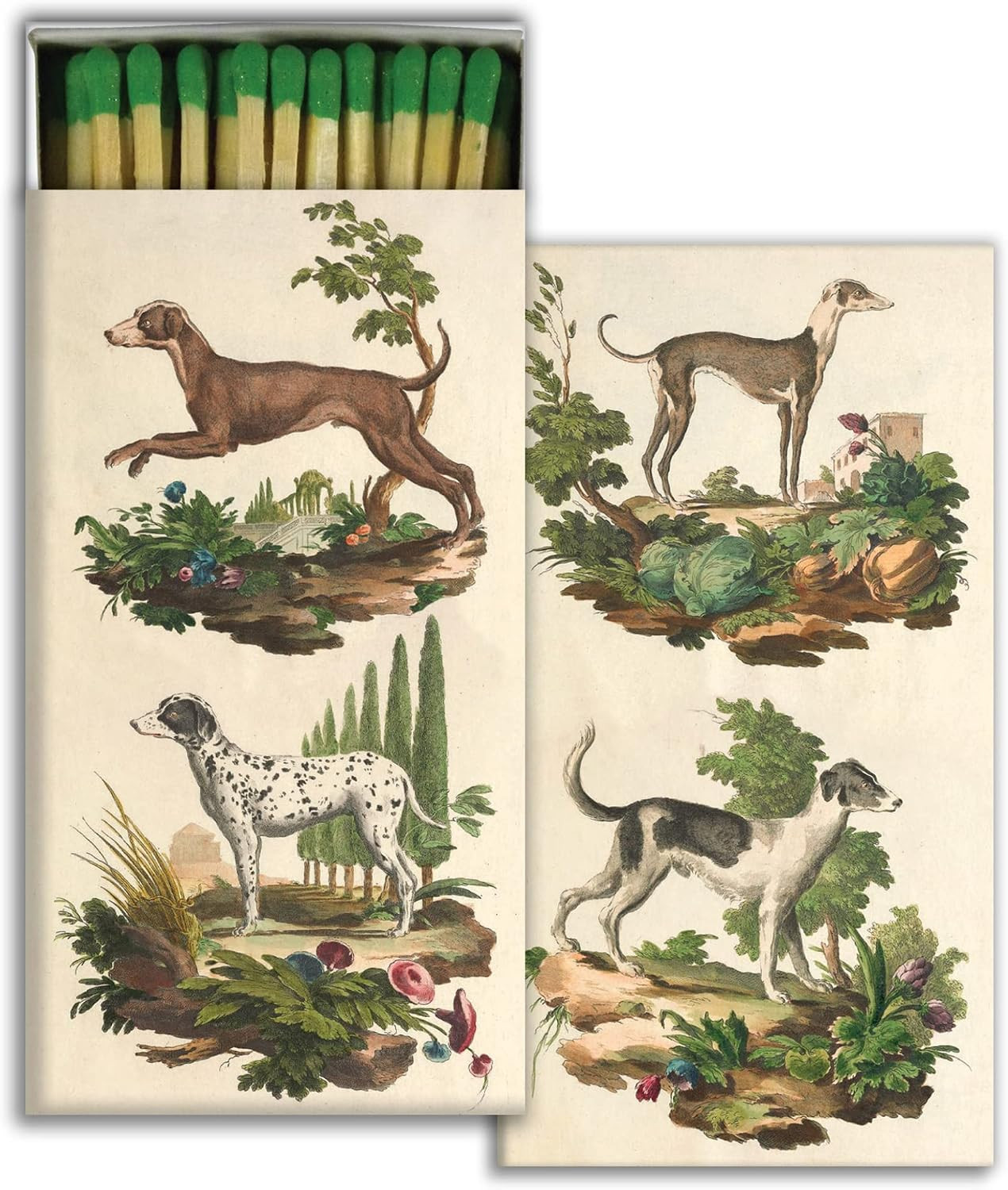 Italian Dogs Decorative Matchboxes with Wooden Matches - Great for Lighting Candles, fireplaces, Grills and More | Set of 2 | Amazon (US)