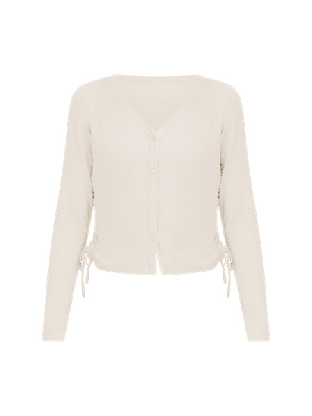 Side-Cinch Ribbed Cardigan | Women's Long Sleeve Shirts | lululemon | Lululemon (US)