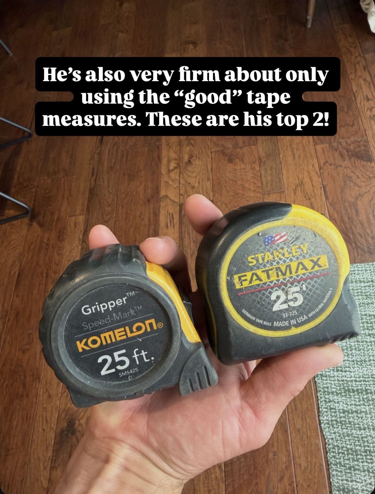 Need a last minute Fathers Day gift? I’ve got you!! He is EXTREMELY particular about his tools, including tape measures & these are his 2 favs! Also linked all my husbands other fav things, see them in action on the pinned post of him here on my LTK!

#LTKMens #LTKOver40