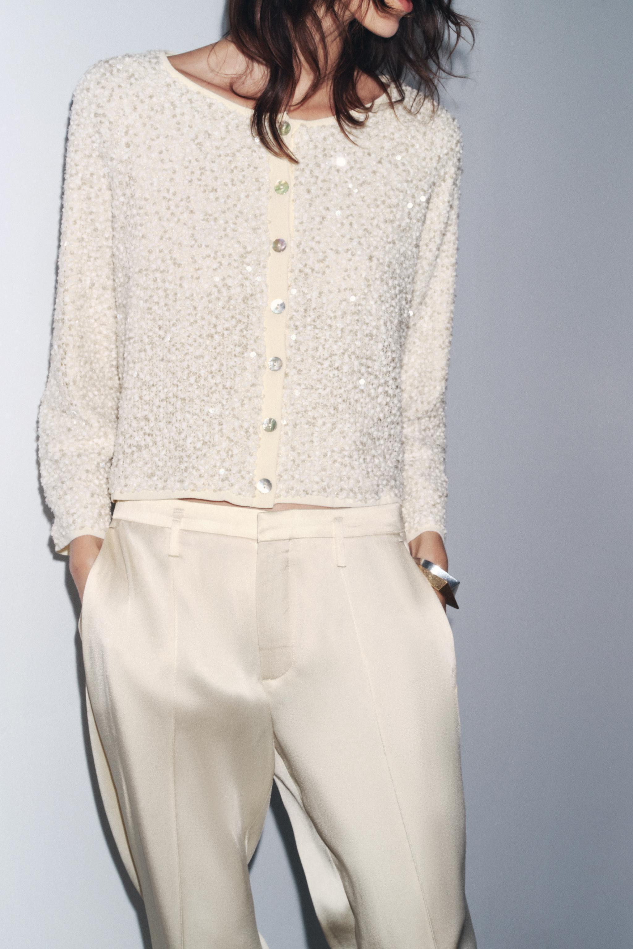 SEQUIN CARDIGAN | Zara US
