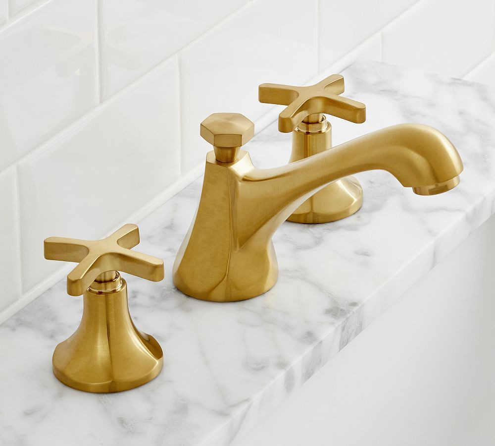Ryan Cross Handle Bathroom Sink Faucet | Pottery Barn (US)