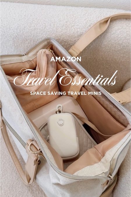 Space saving travel minis from Amazon ✈️

Travel Essentials // Amazon Travel // Travel Finds // Travel Minis // Must Have Travel Essentials from Amazonn

#LTKTravel #LTKFindsUnder100