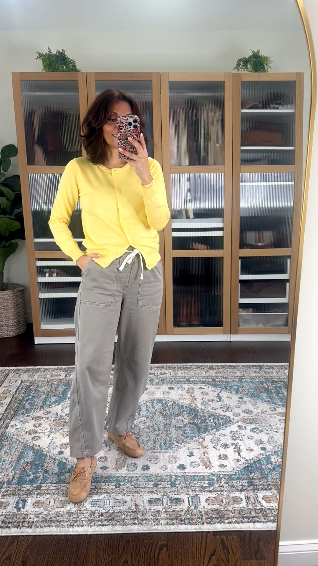 Love this all! 
Gap Factory barrel pants so good and comfy! Size xs
Amazon cardi size small 
Target shoes run TTS  

#LTKFindsUnder50 #LTKWorkwear #LTKdayinmylife