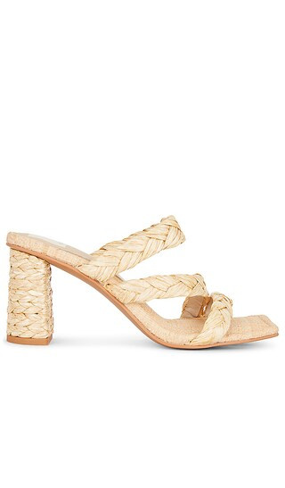 Pang Sandal in Light Natural Raffia | Revolve Clothing (Global)