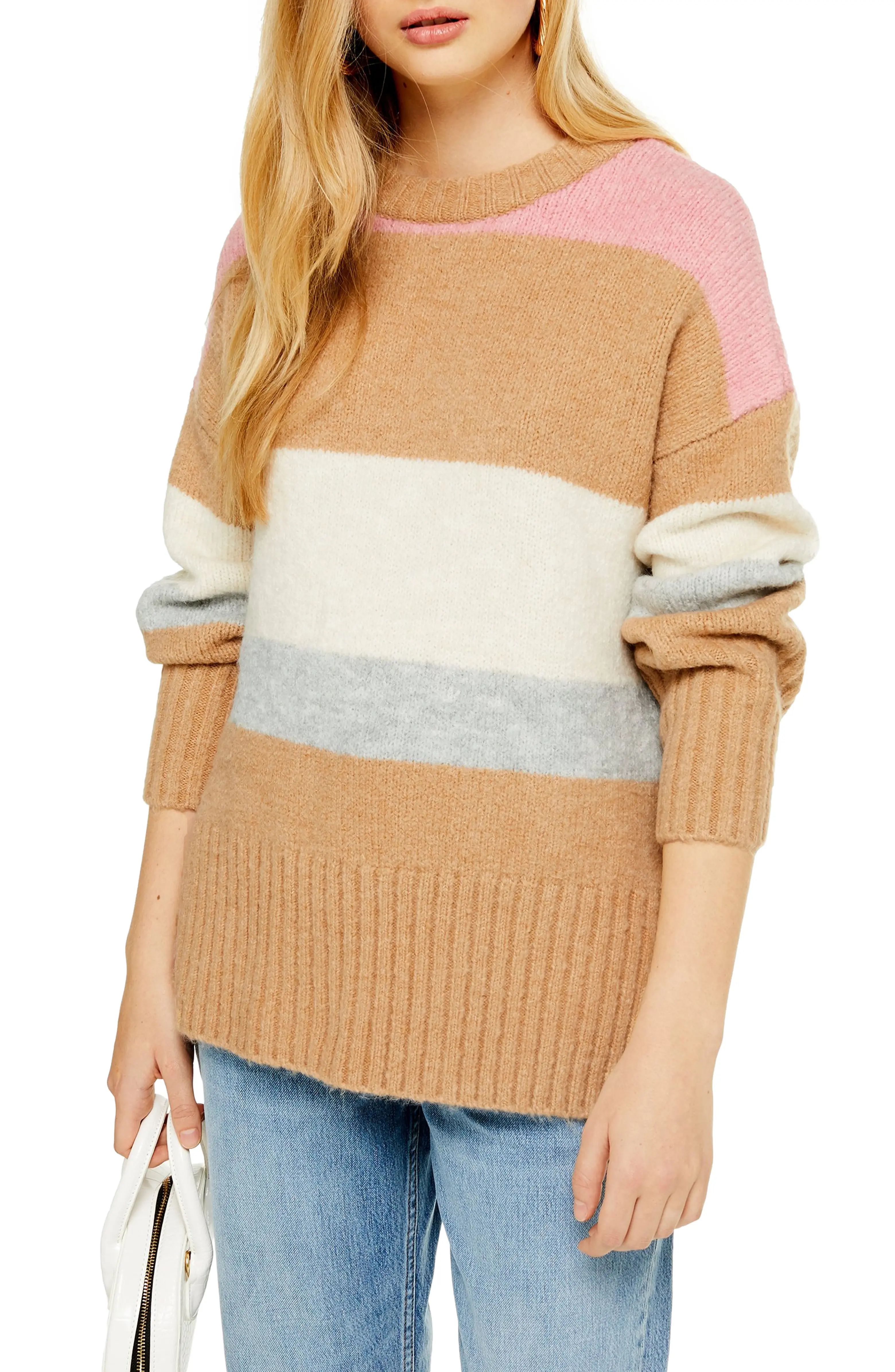 Supersoft Stripe Crewneck Sweater | Nordstrom