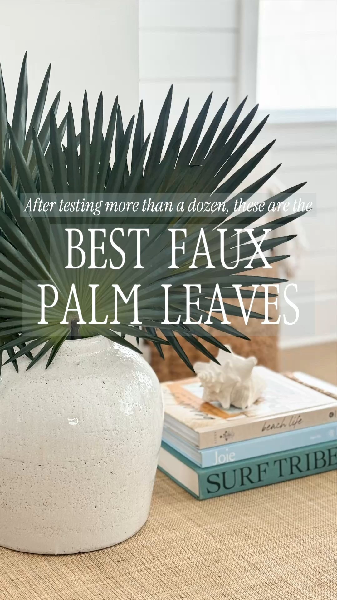 I tested over a dozen faux fan palms and palm stems and these are my top picks! I have them linked in numerical order. Read all the specifics here: https://lifeonvirginiastreet.com/the-best-faux-fan-palms-palm-stems/. #ltkhome #ltkfindsunder50 #ltkfindsunder100 #ltkstyletip #ltkseasonal #ltksalealert #ltkparties palm tree branch, fan palms, palmetto stems, saw palm branch 

#LTKSaleAlert #LTKSeasonal #LTKHome