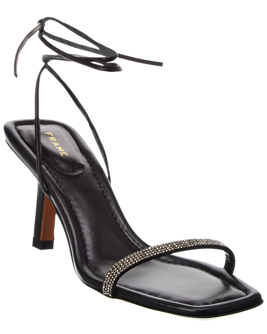 FRAME Denim Le Ozzie Lace-Up Leather Sandal | Shop Simon