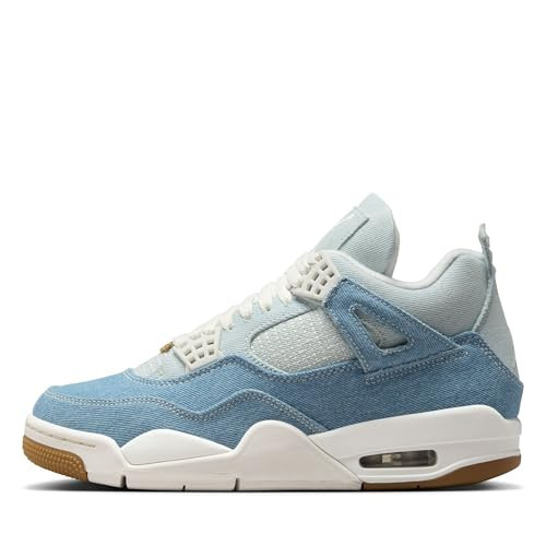 Jordan Women's 4 Retro Tex Denim 'Worn Blue' (IB6716 100) - Size 12w | Amazon (US)