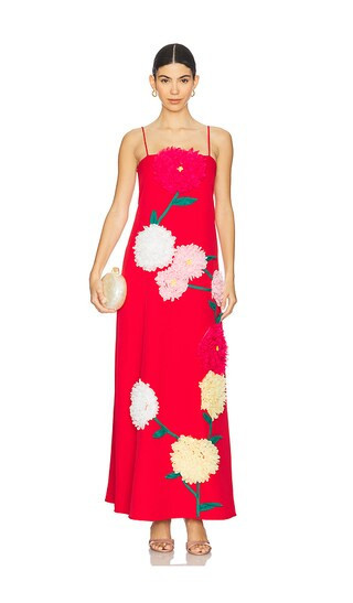 ELLIATT Buttercup Maxi Dress in Red. - size XL | Revolve Clothing (Global)