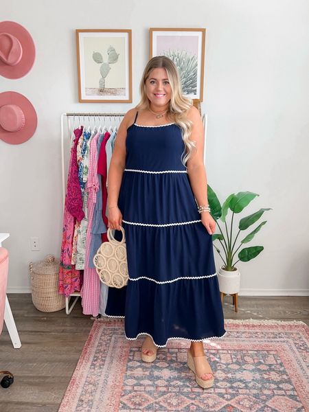 This grandmillennial rick rack dress is such a classy look for less, and it’s currently 20% off! Dress it up with some heels or wedges & some nice jewelry, or dress it down with sandals, a straw bag, & big straw hat by the beach 🌊

Grandmillennial dress, grandmillennial style, grandmillennial outfit, spring dress, preppy dress, preppy style

#LTKfindsunder50 #LTKsalealert #LTKmidsize