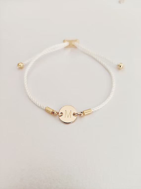 Initial Bracelet Personalised Jewellery Custom Jewelry - Etsy | Etsy (US)