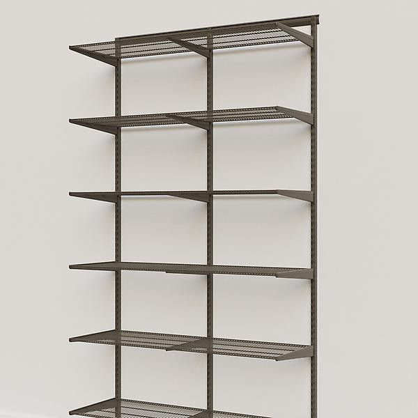 Elfa Classic 4' Basic Shelving Units for Anywhere | The Container Store