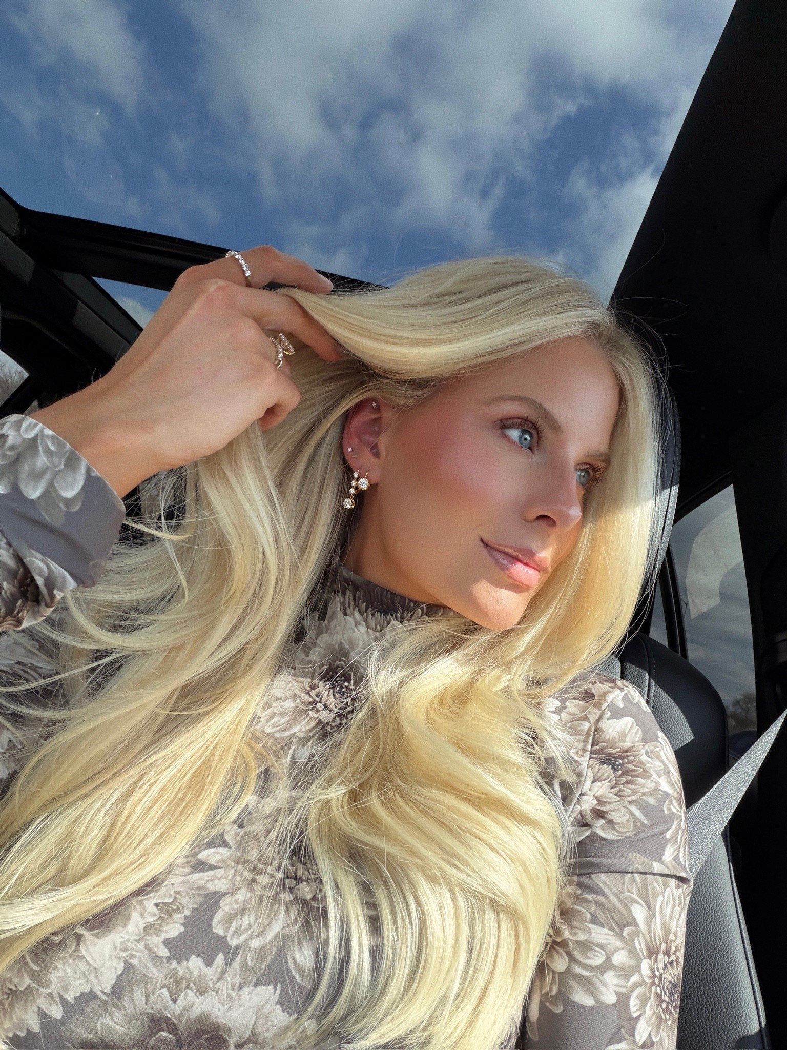 Wearing a medium in dress, shoes run tts!  Lip liner - toffee, Gloss - White Russian #kathleenpost

Rehearsal dinner dress, event dress, spring wedding guest, bump friendly, maternity dress 

#LTKBeauty #LTKootd