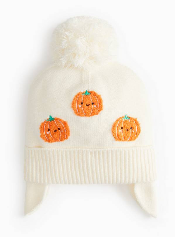 Halloween Pumpkin Pom Pom Hat Up to 3 mths | Tu Clothing