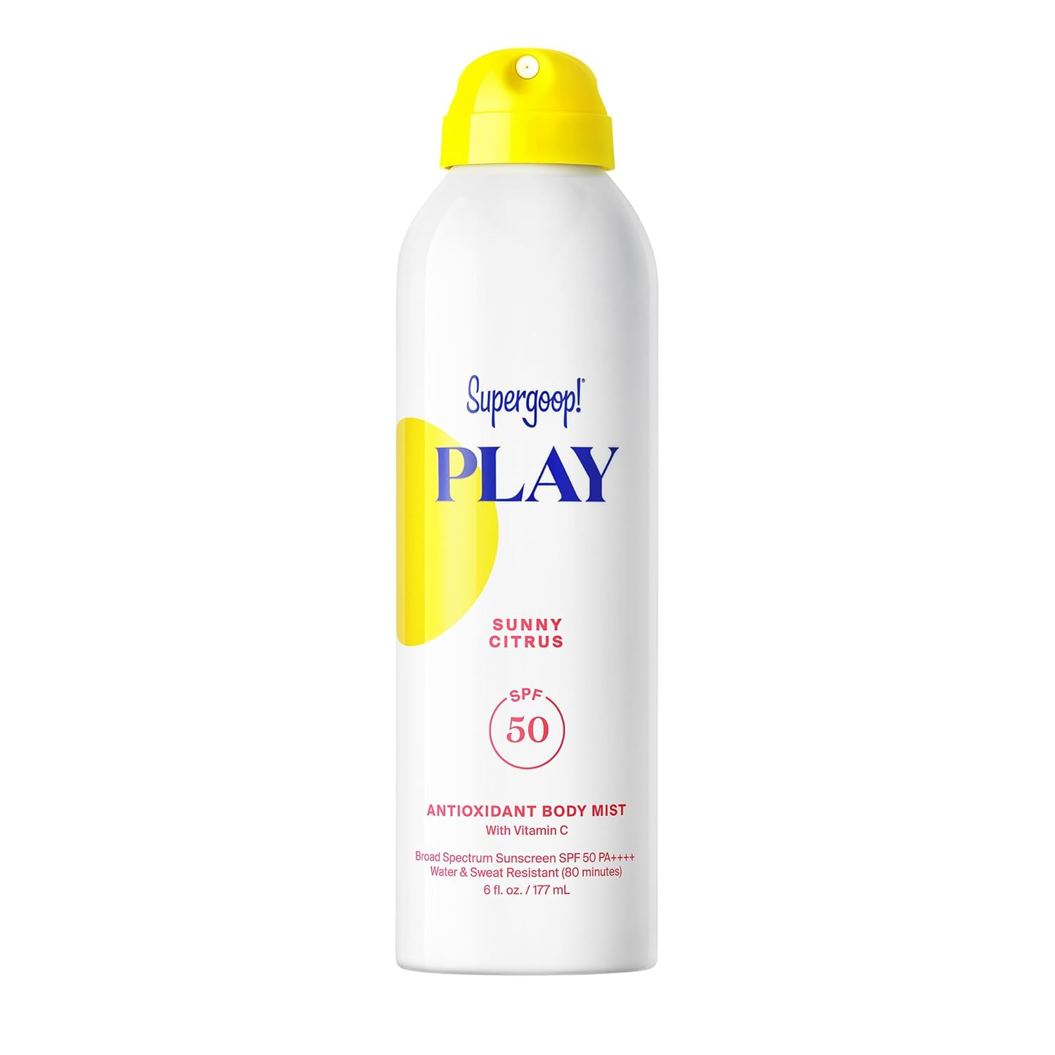 Supergoop! PLAY Antioxidant Body Mist Vitamin C -SPF 50 PA++++ Broad Spectrum Sunscreen - Body Sp... | Amazon (US)