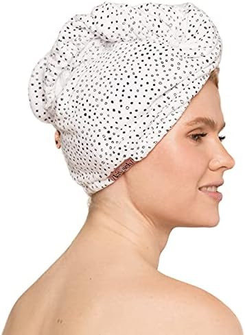 Amazon.com : Kitsch Microfiber Hair Towel Wrap for Women | Hair Turban for Drying Wet Hair Easy T... | Amazon (US)