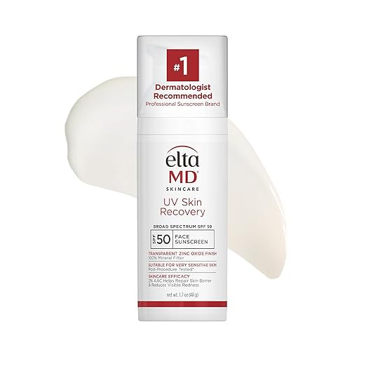 EltaMD UV Skin Recovery Face Sunscreen with Zinc Oxide, All Mineral, Safe for Sensitive Skin SPF ... | Amazon (US)