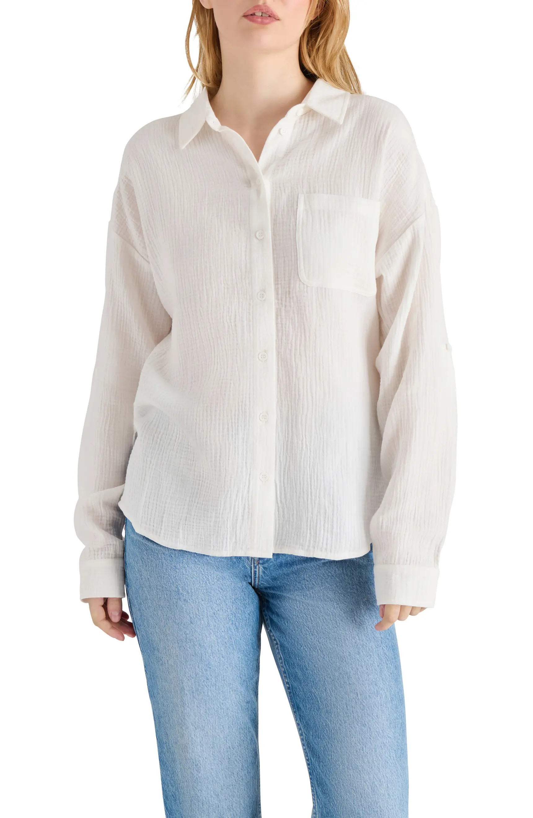 Gauze Button-Up Shirt | Nordstrom Rack