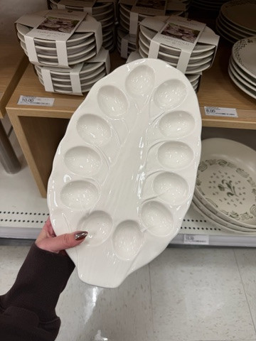 This egg plate from Target is so cute for Easter & perfect for deviled eggs or little appetizers for a brunch spread. It’s part of the Threshold collection and on sale for $12 right now!
spring outfits 2026, easter dress women, easter outfits women, spring dresses, vacation outfits beach, date night outfits, work outfits, plus size fashion, easter basket ideas, deviled egg plate, easter table decor, easter brunch ideas, spring table decor, target kitchen finds, target deals 

 #LTKHome