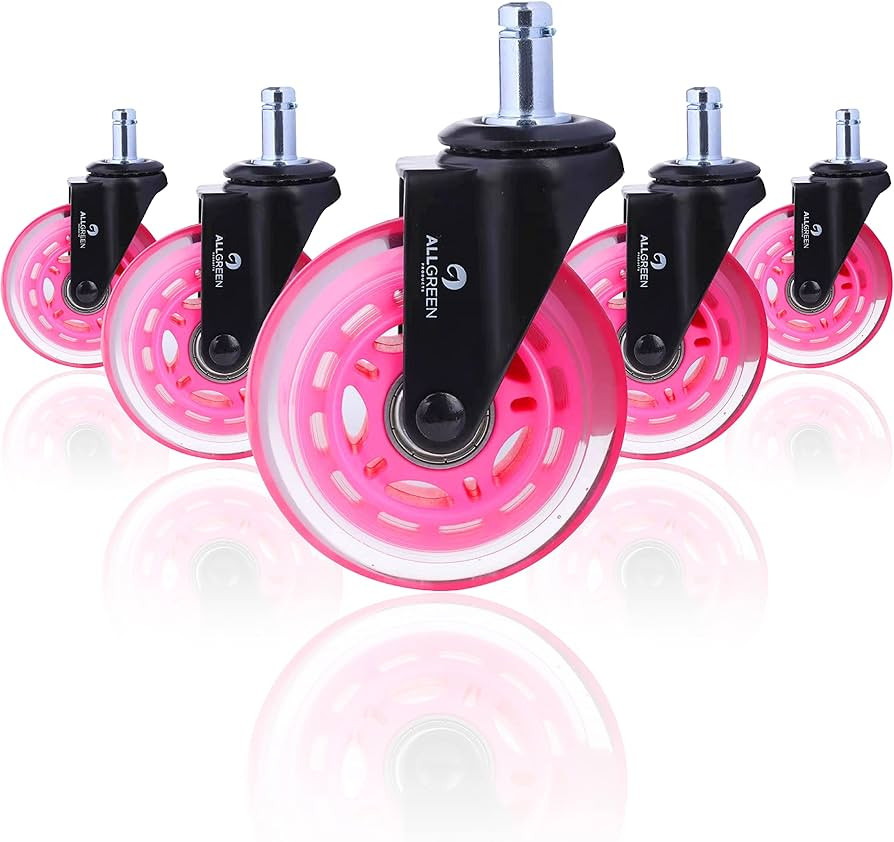 ALLGREEN Gaming Chair Wheels & Office Chair Caster Wheels 5 pcs Replacement Set Casters Heavy Dut... | Amazon (US)