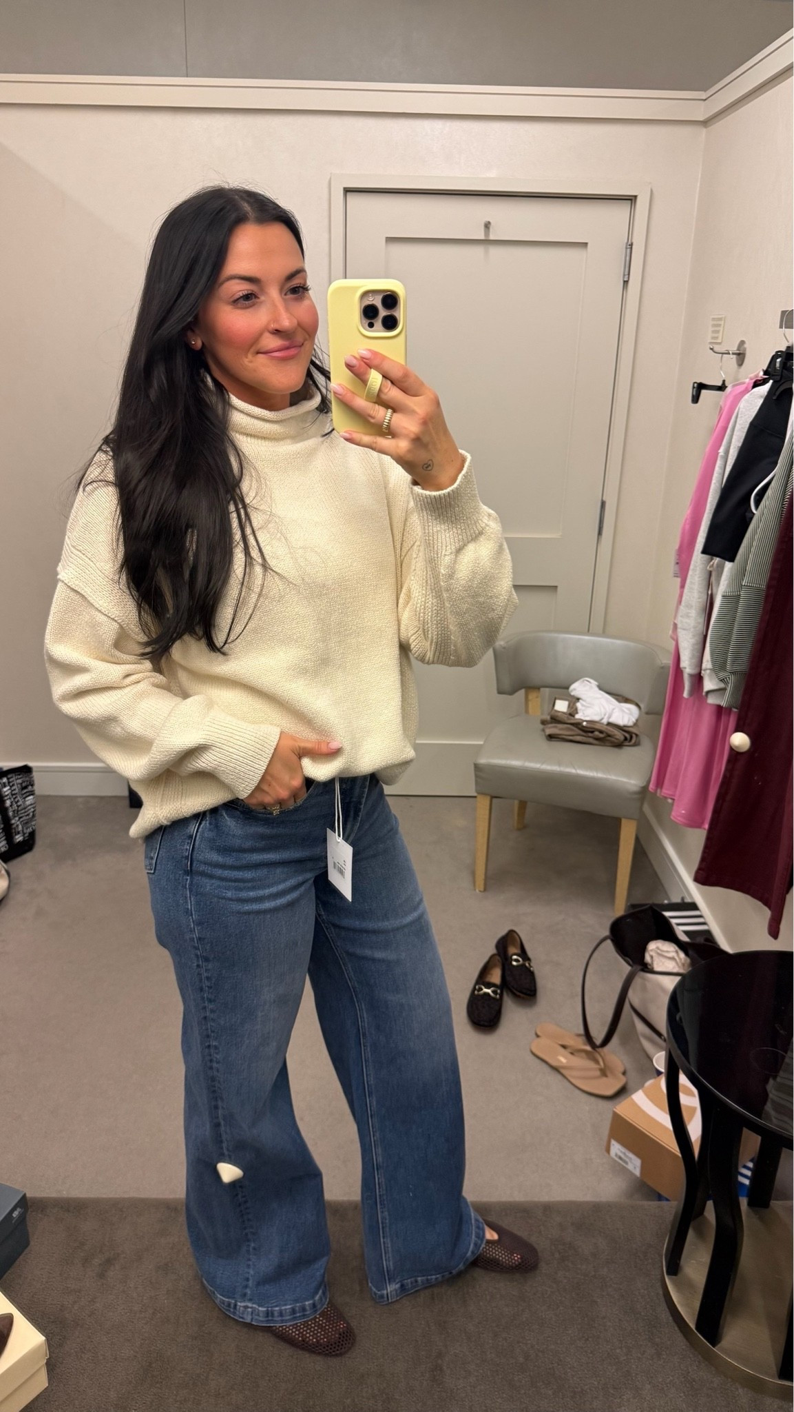 Sweater + jeans + flats all linked & all on sale!

#LTKootd #LTKSaleAlert #LTKmomlife