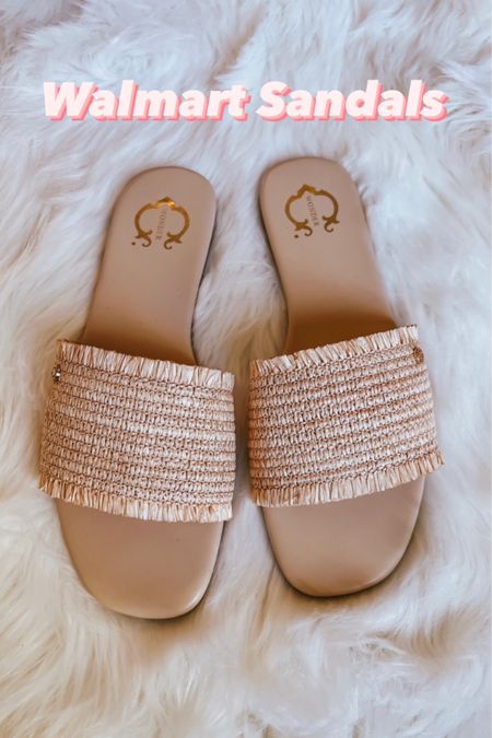The cutest Walmart raffia sandals! 

Lee Anne Benjamin 🤍

#LTKsalealert #LTKshoecrush #LTKunder50