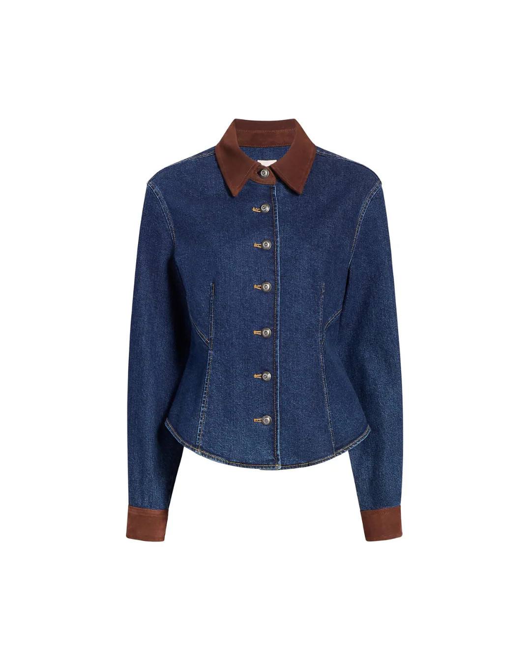 SUEDE COMBO AUTUMN TOP | FEBE Clothing