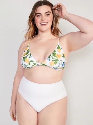 Matching Printed Triangle Bikini Swim Top for Women | Old Navy (US)
