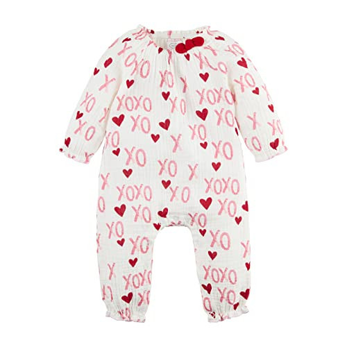 Mud Pie Baby Girl Valentine's Bodysuit, XOXO, 6-9 Months | Amazon (US)