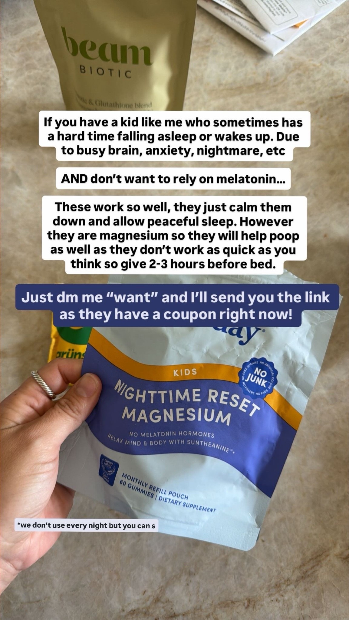 Kids sleep and calming aid