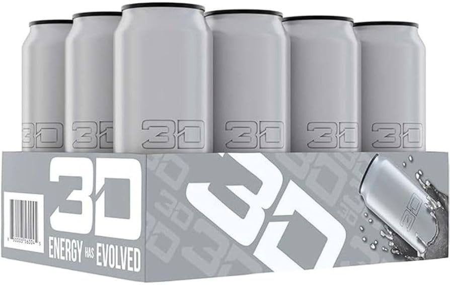 3D Energy Chrome | Sugar Free Energy Drink | Pre Workout Energy | 200mg Caffeine with Taurine and... | Amazon (US)