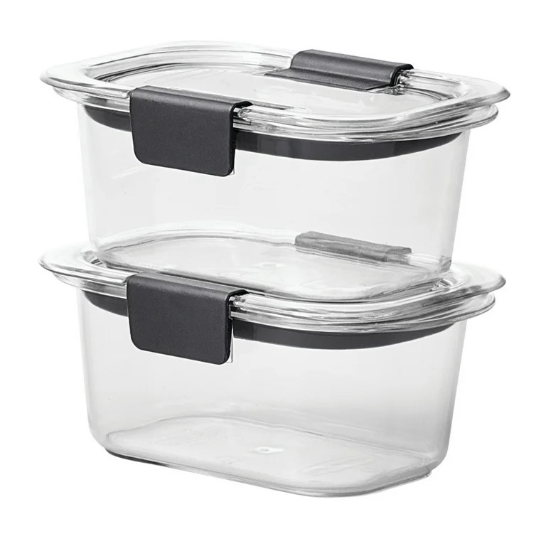 Rubbermaid Brilliance Food Storage Container, Small, 1.3 Cup, 2-Pack - Walmart.com | Walmart (US)