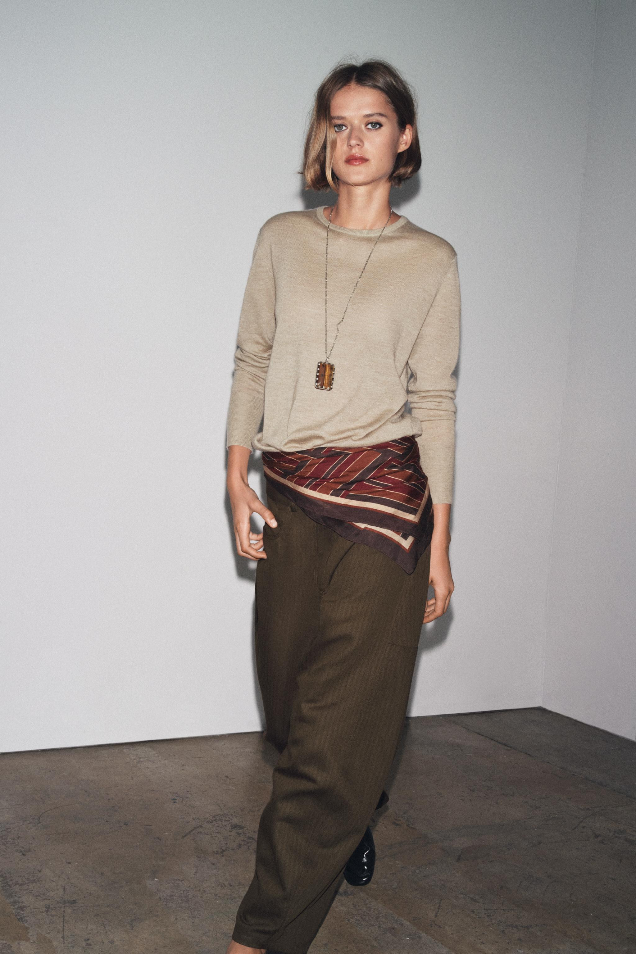 MODAL PRINTED SCARF | Zara US