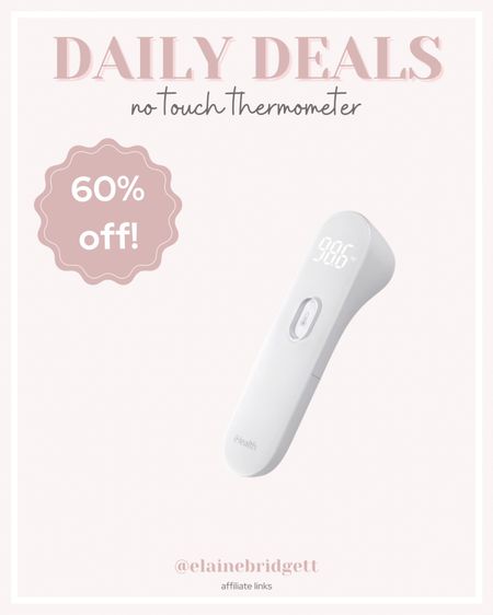 No touch digital read thermometer 

Baby products, kids products, kids health and wellness, baby thermometer, no touch thermometer, baby registry gifts, Amazon daily deals

#LTKkids #LTKbump #LTKbaby