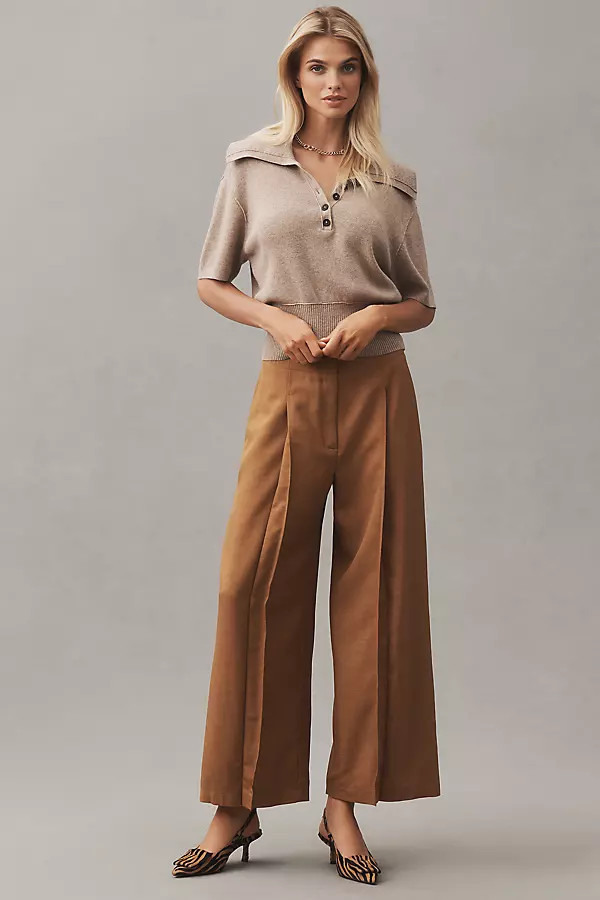 Deep Pleat Pleated Pants | Anthropologie (US)