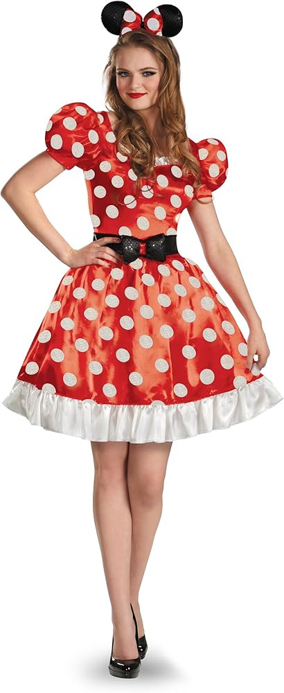 Disguise Red Minnie Mouse Classic Adult Sized Costume | Amazon (US)