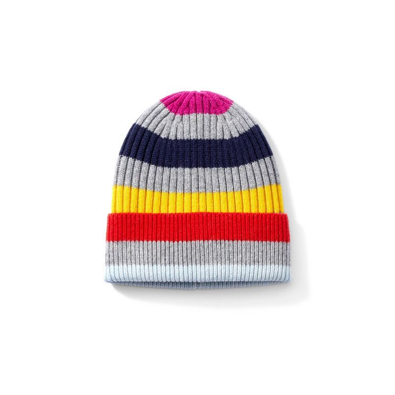 Striped Beanie - La Ligne x Target Gray/Purple/Navy | Target