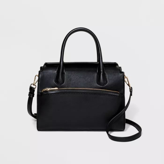 Magnetic Closure Satchel Handbag - A New Day™ | Target