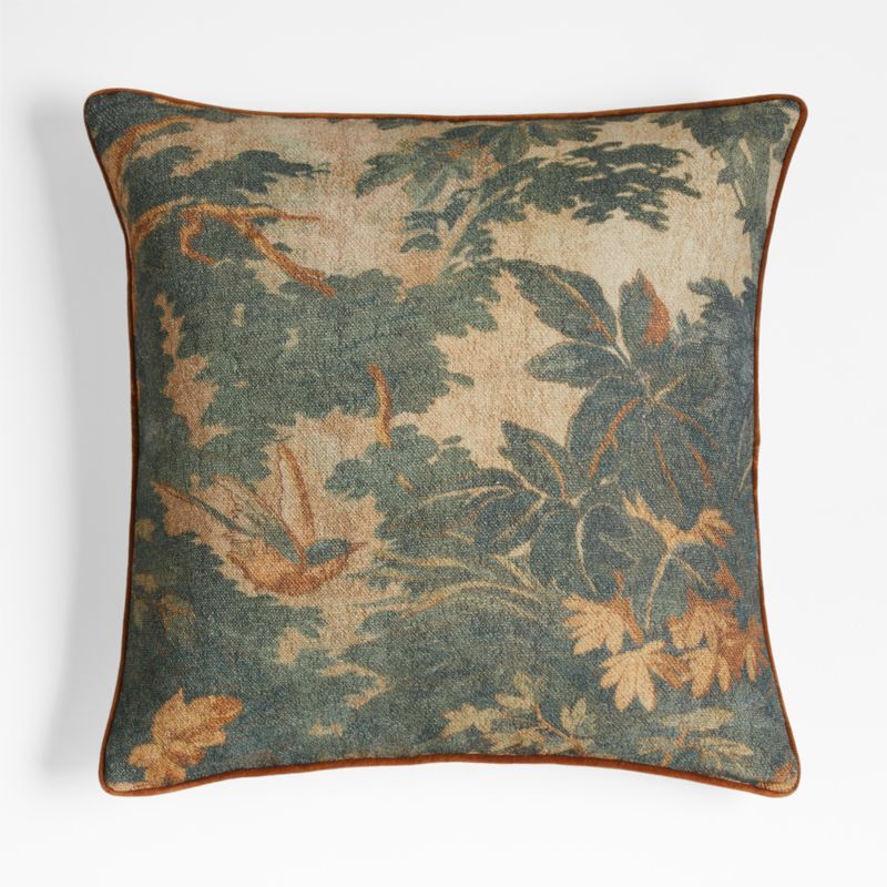Harrow 23"x23" Throw Pillow Cover by Jake Arnold | Crate & Barrel | Crate & Barrel