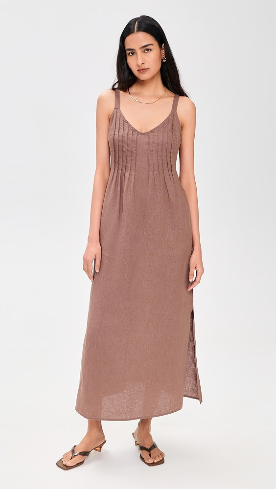 Stella Linen Pintuck Dress | Shopbop