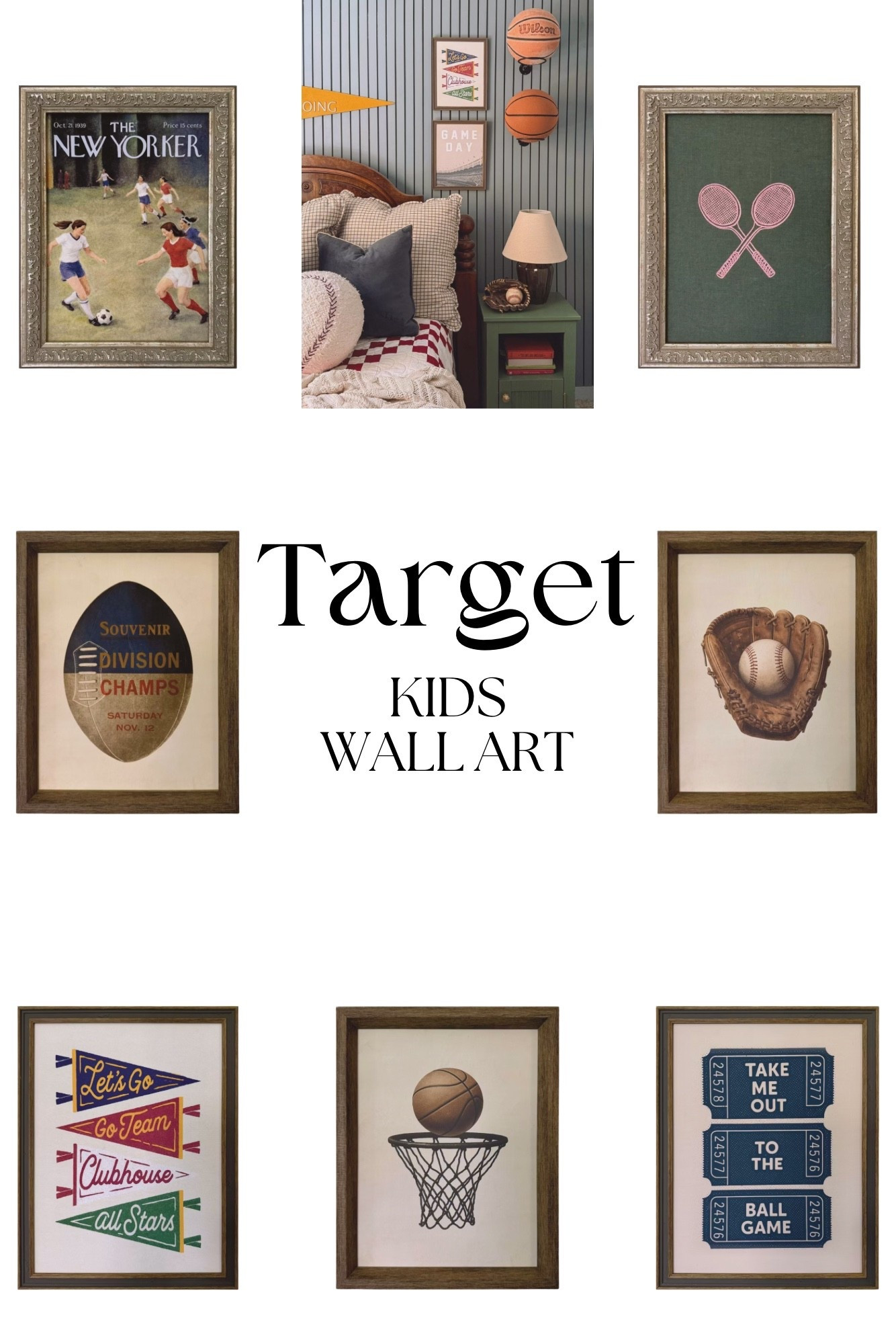 Target has The cutest (and AFFORDABLE) wall art for kids rooms! 

#target #wallart #kids #nursery #baby #kidsroom #boysroom #sports

#LTKdayinmylife #LTKmomlife #LTKHome