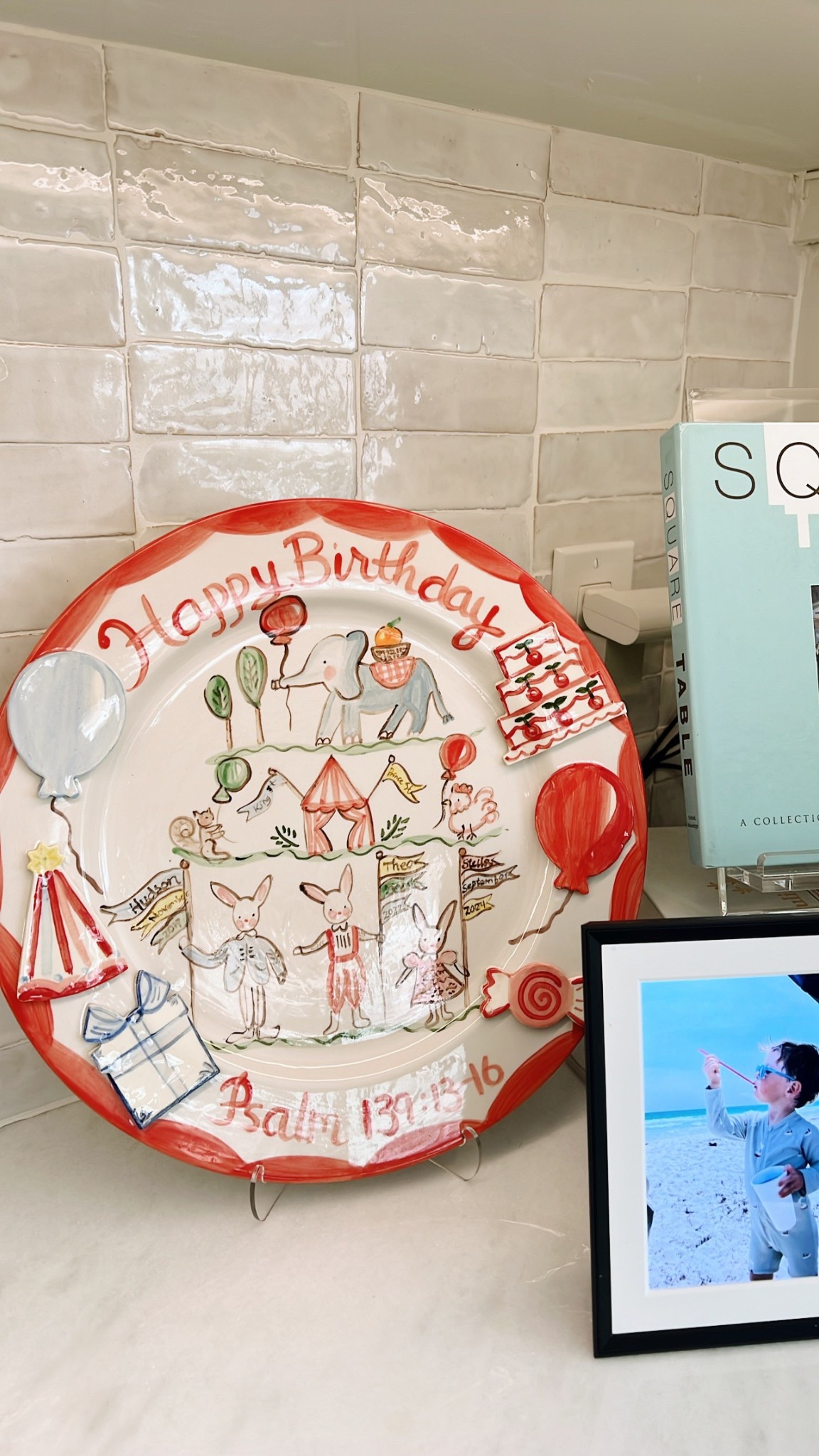 Sweetest custom family birthday plate 

#LTKParties #LTKHome